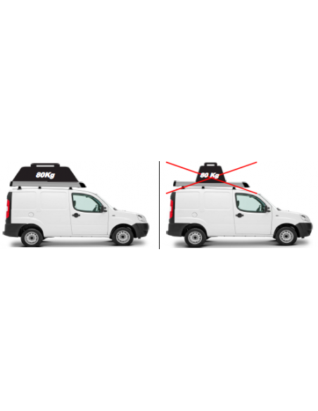 Galerie aluminium pour Citroen NEMO