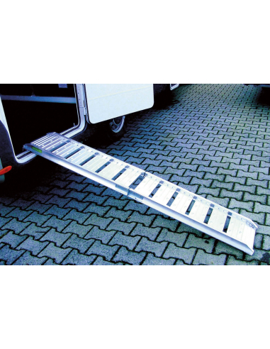 Rampe aluminium pliantes droites.  Rampe aluminium pliantes droites.