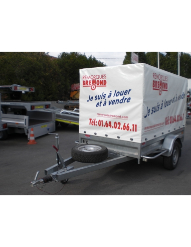 Location remorque bâchée HUBIERE Location remorque bâchée HUBIERE