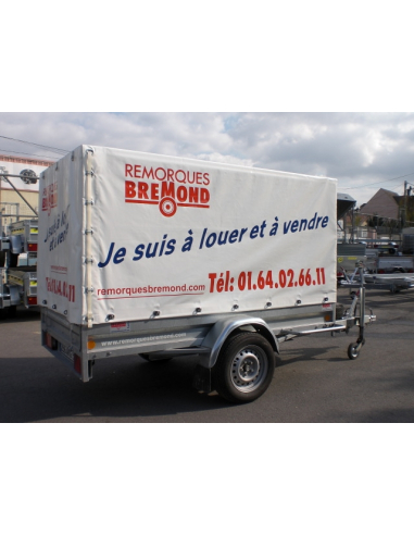 Location remorque bâchée HUBIERE Location remorque bâchée HUBIERE