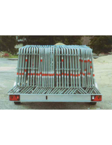 Remorque Porte Barrière x38 Remorque Porte Barrière x38