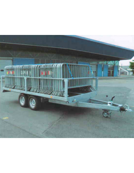 Remorque Porte Barrière x70