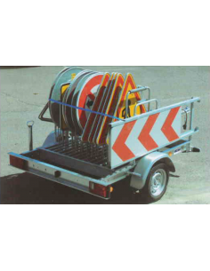 Remorque Porte panneaux