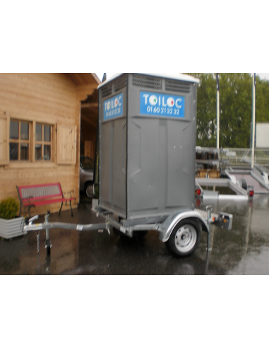 Remorque toilette autonome roulant Remorque toilette autonome roulant