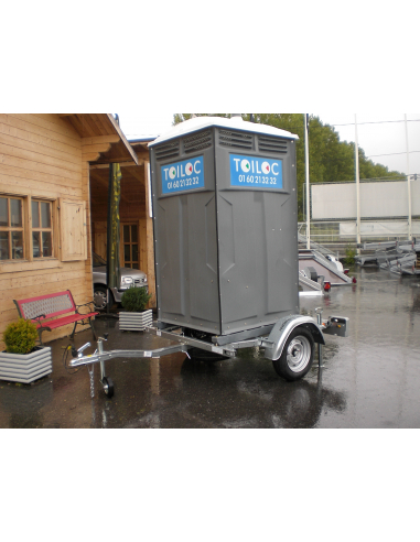 Remorque toilette autonome roulant Remorque toilette autonome roulant