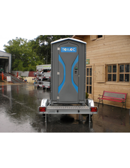 Remorque toilette autonome roulant