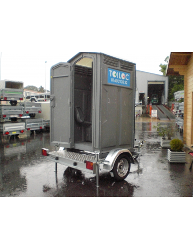 Remorque toilette autonome roulant Remorque toilette autonome roulant