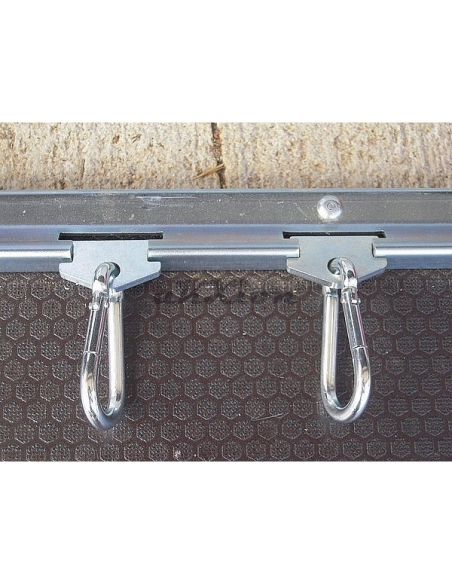 Kit railset 2 rails acier + mousquetons