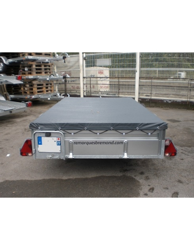 Remorque plateau PLM 150F de ERDE... Remorque plateau PLM 150F de ERDE...