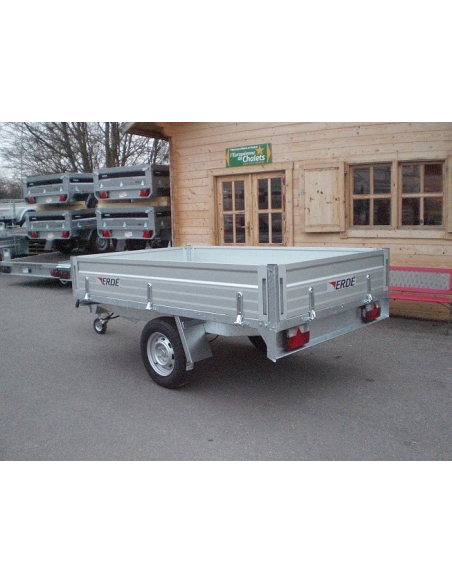 REMORQUE BENNE ERDE EXPERT BE 150 ELEC