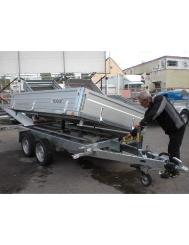 Remorque tri benne ERDE EXPERT... Remorque tri benne ERDE EXPERT...