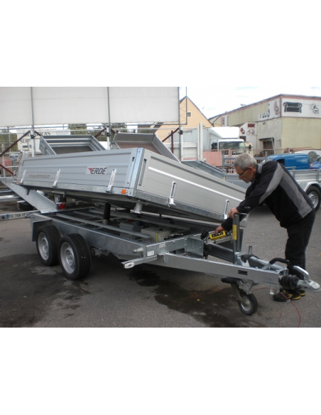 Remorque tri benne ERDE EXPERT BE162TBMANU