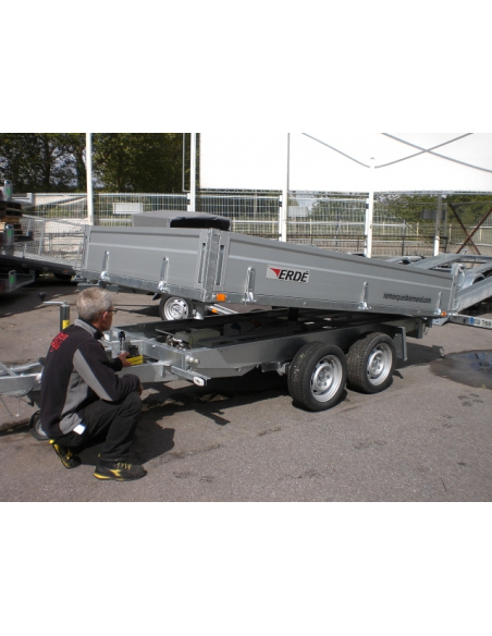 Remorque tri benne ERDE EXPERT BE162TBMANU
