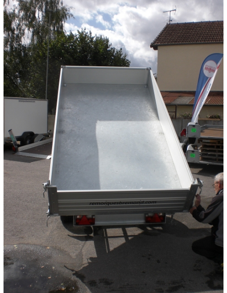 Remorque tri benne ERDE EXPERT BE162TBMANU