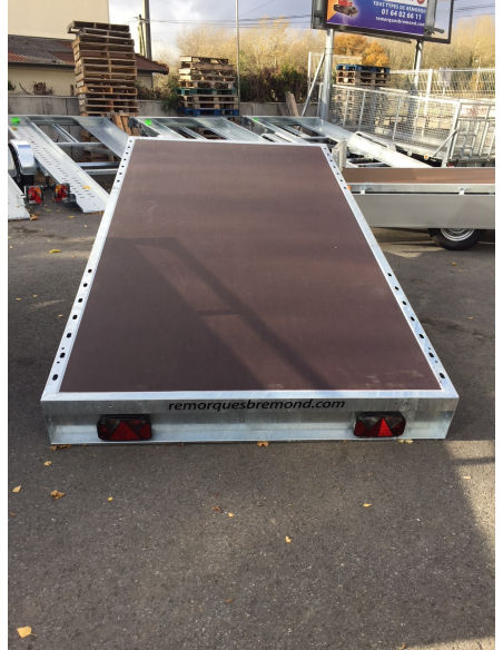 Remorque plateau basculant