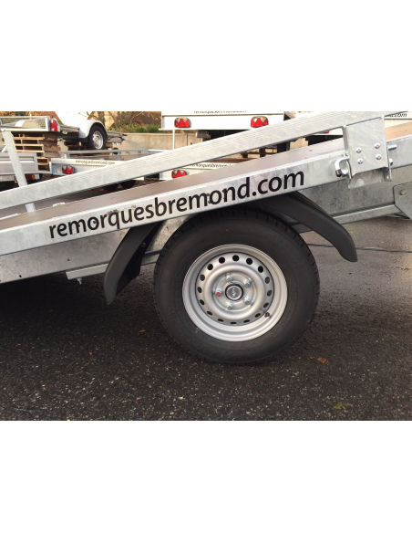 Remorque plateau basculant