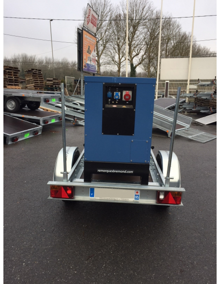 Remorque porte groupe électrogène