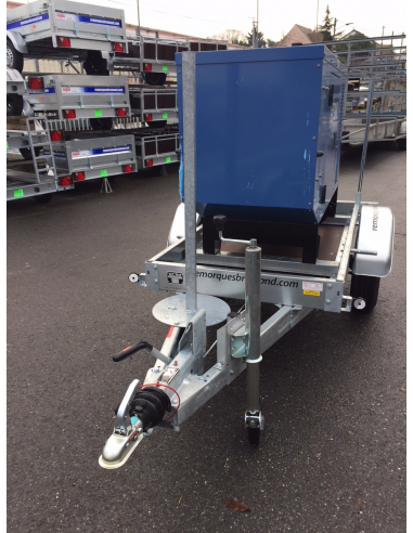 Remorque porte groupe électrogène Remorque porte groupe électrogène