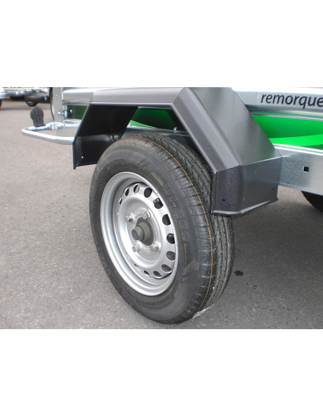 Remorque ERDE Daxara 168 pack capot