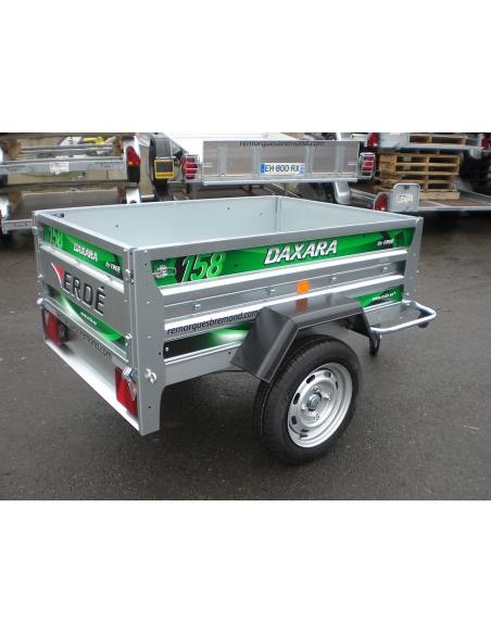 Remorque ERDE Daxara 158 pack capot