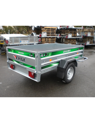 Remorque ERDE Daxara 238 pack capot Remorque ERDE Daxara 238 pack capot