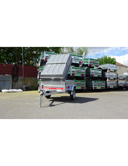 Remorque LOW-COST ERDE EXPERT FIRST 150 + CAPOT