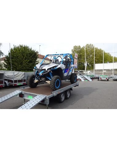 Remorque plateau 2 essieux Remorque plateau 2 essieux