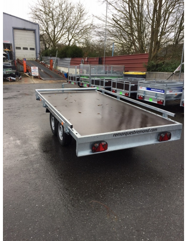 Remorque plateau 2 essieux Remorque plateau 2 essieux