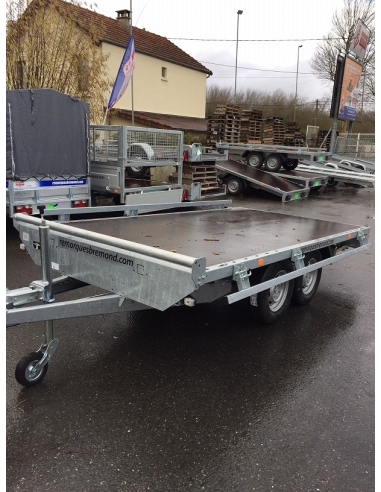 Remorque plateau 2 essieux Remorque plateau 2 essieux