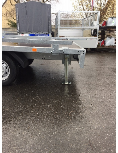 Remorque plateau 2 essieux