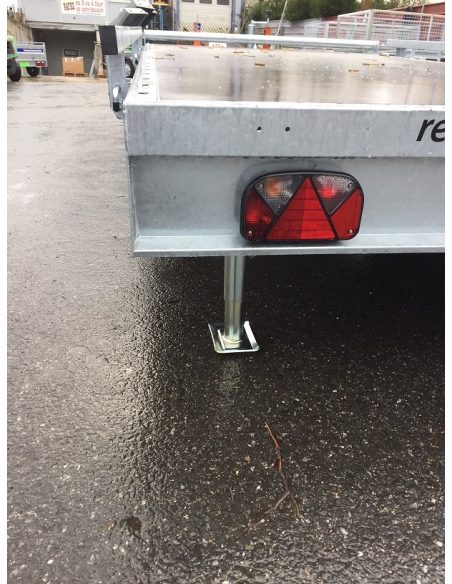 Remorque plateau 2 essieux