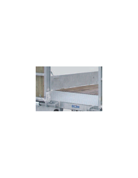 Remorque ECIM porte engin PTC 6000kg