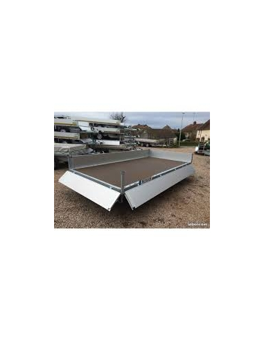 Remorque plateau 2 essieux Remorque plateau 2 essieux