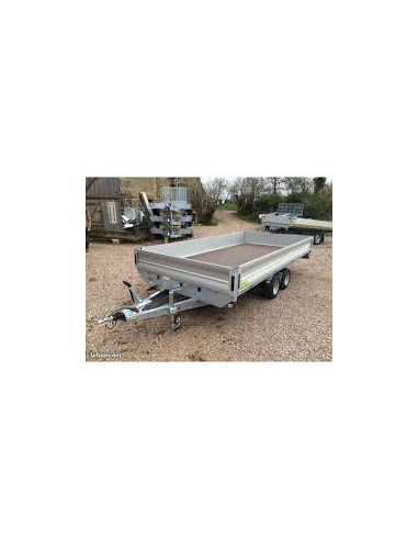 Remorque plateau NU 2 essieux RIS400F270 Remorque plateau NU 2 essieux RIS400F270