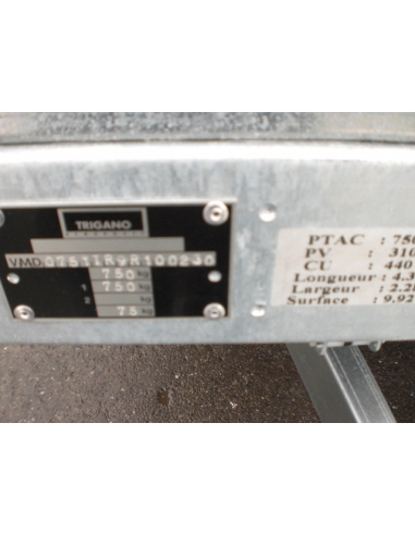 Remorques plateaux multi usages REV250SF Remorques plateaux multi usages REV250SF