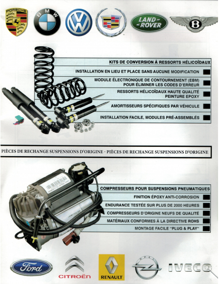SUSPENSIONS/RENFORTS PNEUMATIQUES
