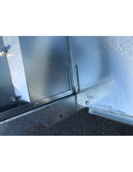 Remorque benne 1 essieu roues dessous ref BRI260F150