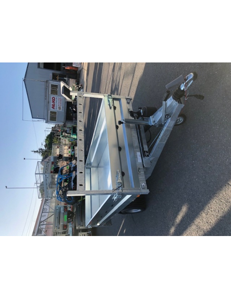 Remorque benne 1 essieu roues dessous ref BRI260F150