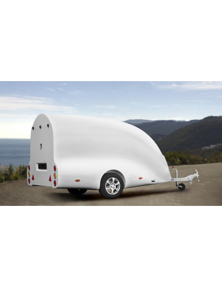 Remorque fourgon idéale pour transport de moto