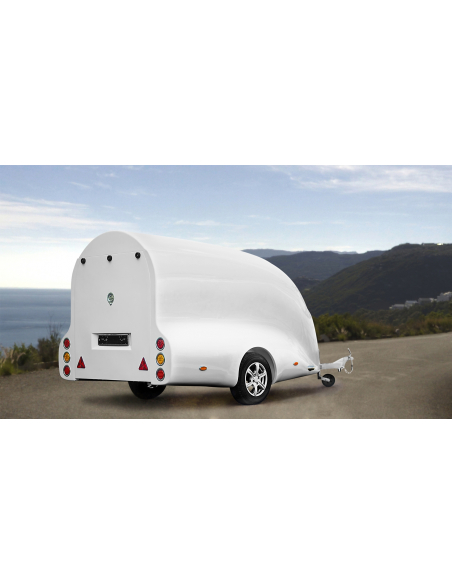 Remorque fourgon idéale pour transport de moto