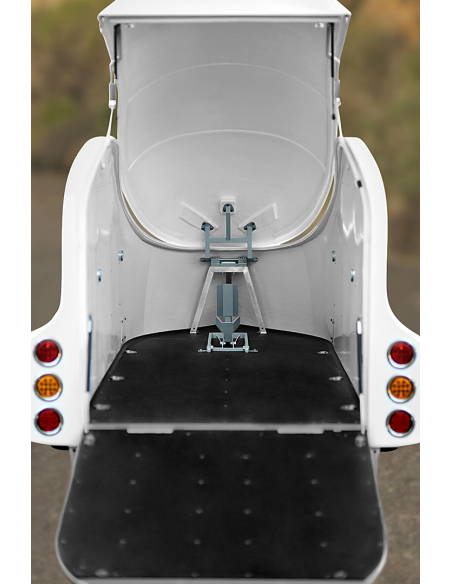 Remorque fourgon idéale pour transport de moto