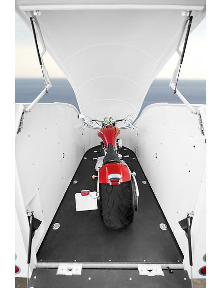 Remorque fourgon idéale pour transport de moto