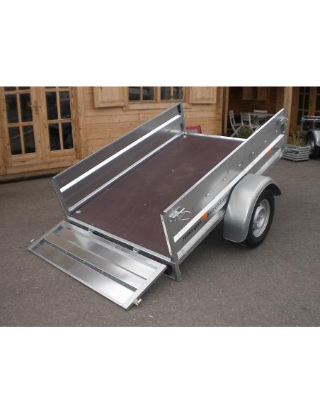 Remorque ERDE EXPERT LCA201F acier galvanisé