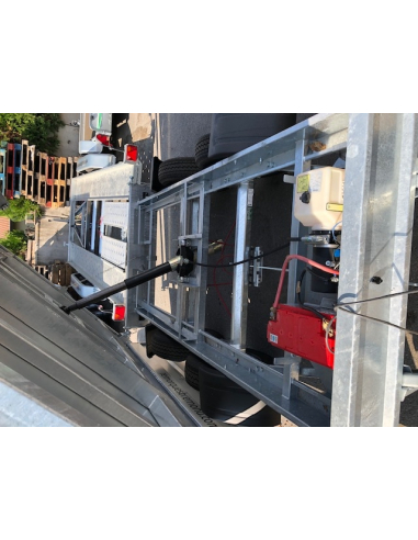 Remorque tri-benne 2 essieux roues...