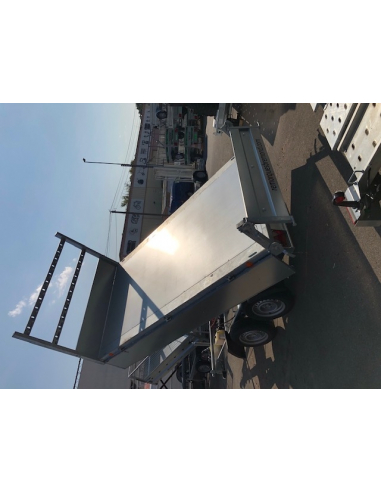 Remorque tri-benne 2 essieux roues...