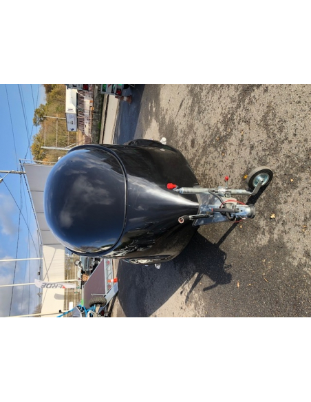 Remorque fourgon porte moto