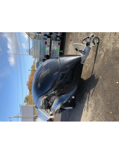 Remorque fourgon porte moto