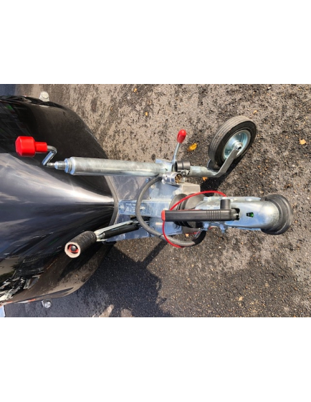 Remorque fourgon porte moto