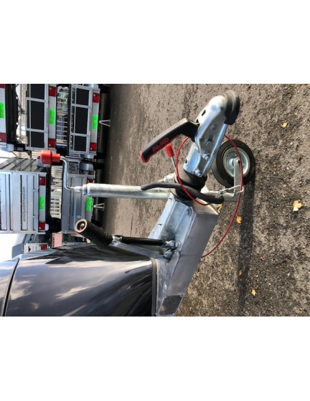 Remorque fourgon porte moto