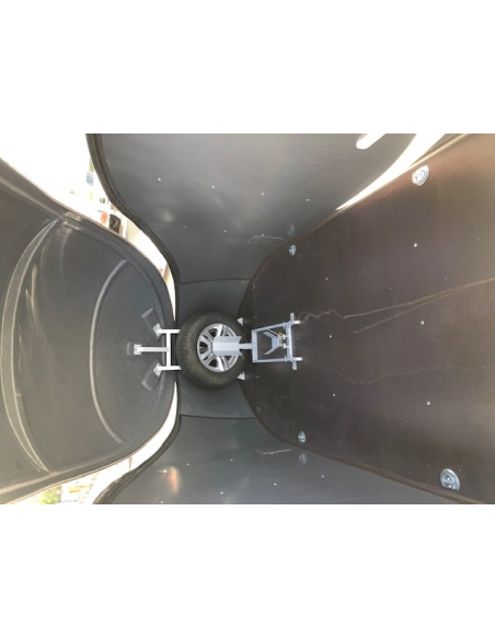 Remorque fourgon porte moto